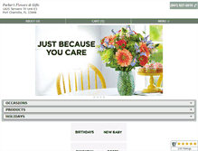 Tablet Screenshot of floristinportcharlotte.com
